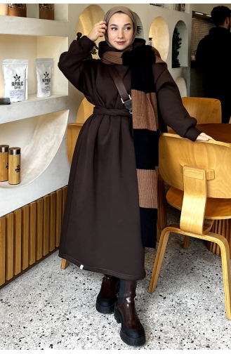 Robe Hijab Café amer 00207-04
