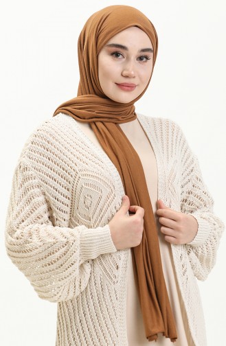 Kensiz Merserize Hırka 1089-018 Bej