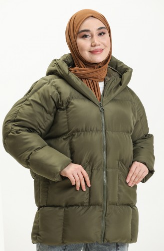 Khaki Winter Coat 9009-01