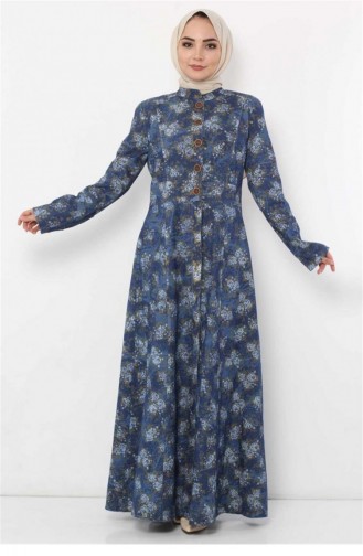 Dunkelblau Abayas 11809