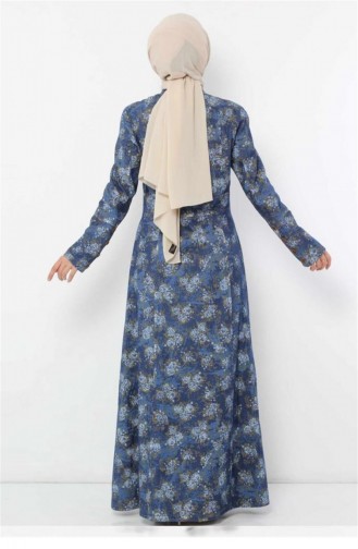 Dunkelblau Abayas 11809