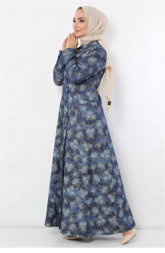 Dunkelblau Abayas 11826