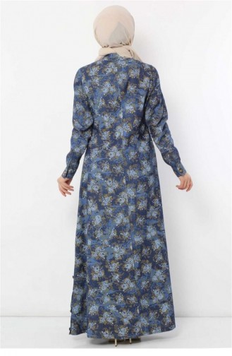 Dunkelblau Abayas 11826