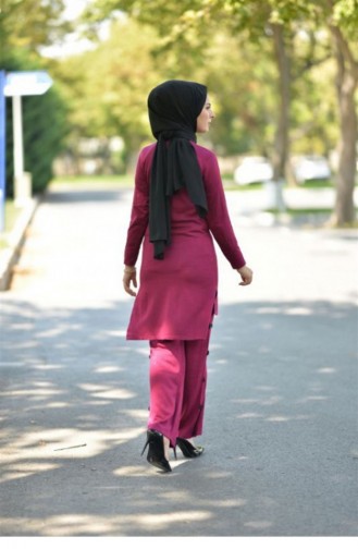 Boğazlı Triko Kombin Şarabi 2267-4