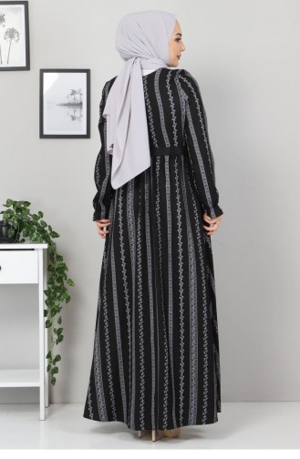 Robe Hijab Noir 12140