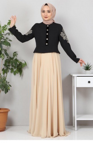 Habillé Hijab Beige 12420