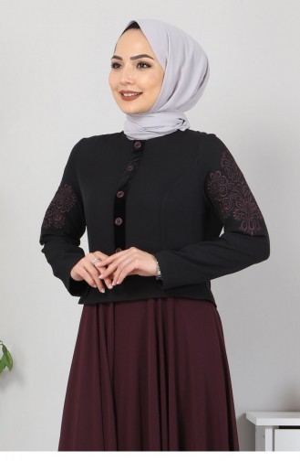 Lila Hijab-Abendkleider 12421