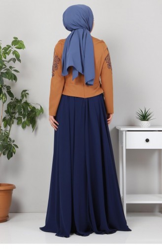 Habillé Hijab Indigo 12425