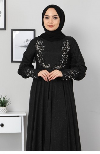 Habillé Hijab Noir 12516