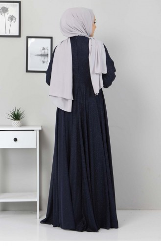 Habillé Hijab Indigo 12518