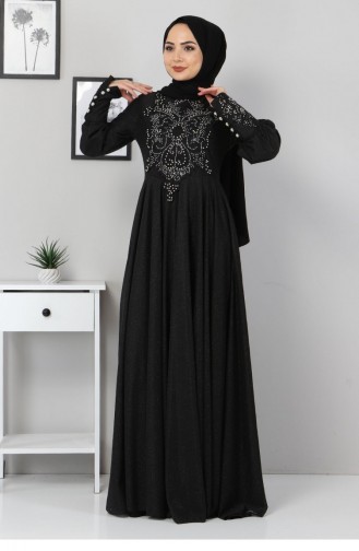 Habillé Hijab Noir 12522