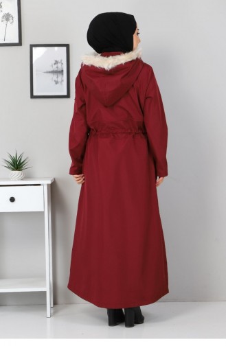 Claret Red Winter Coat 12592
