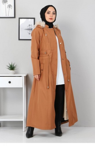 Manteau Tabac 12595