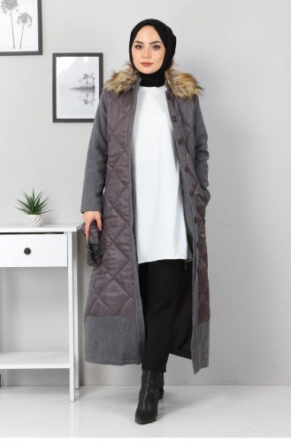 Düğmeli Kaşe Füme 2358