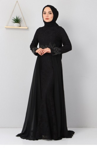 Habillé Hijab Noir 12836