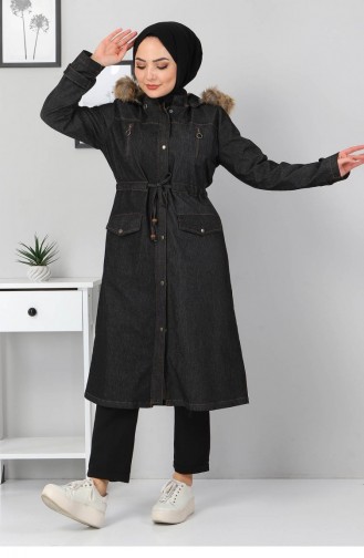 Black Winter Coat 12864