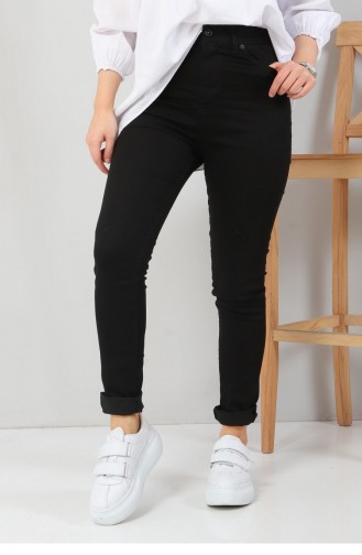 Pantalon Noir 12884