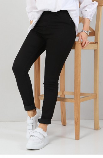 Pantalon Noir 12884