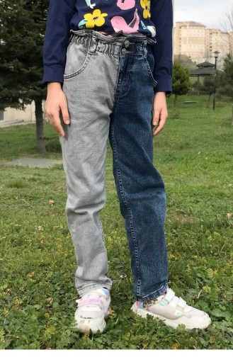 Pantalon Enfant et Bébé Bleu Foncé 13039