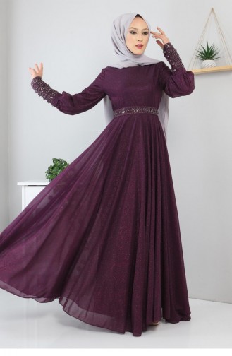 Damson İslamitische Avondjurk 13258