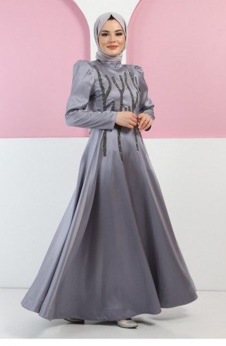 Habillé Hijab Gris 13398