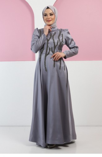Habillé Hijab Gris 13398