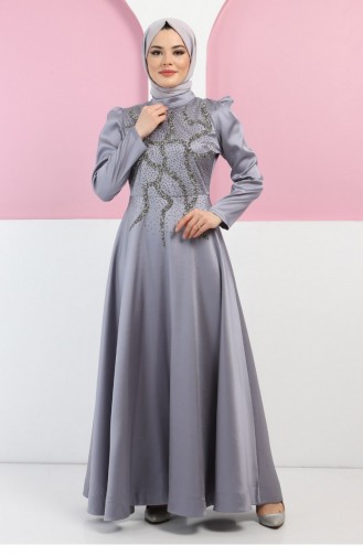 Habillé Hijab Gris 13404