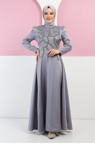 Habillé Hijab Gris 13404