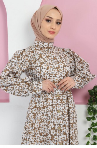 Nerz Hijab Kleider 13418