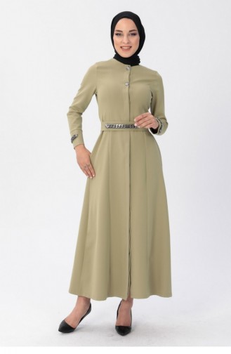 Grün Abayas 13542