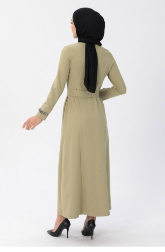 Grün Abayas 13542