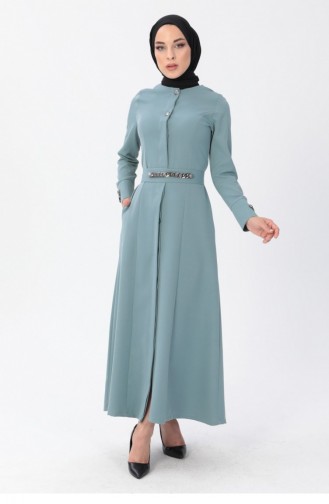 Ice Blue Abaya 13544