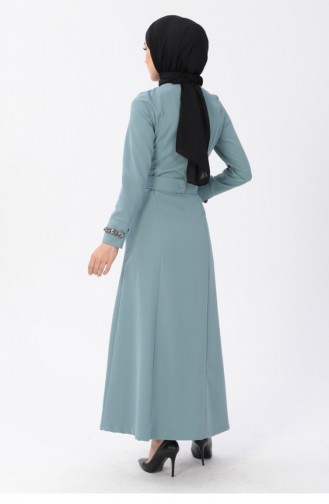 Ice Blue Abaya 13544