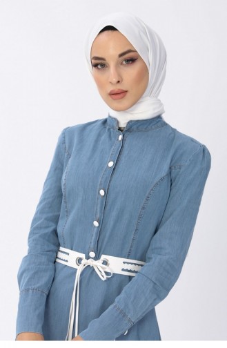 Robe Hijab Bleu clair 13555