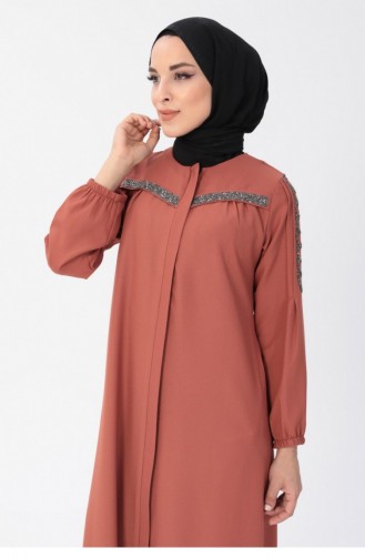 Salmon Abaya 13569