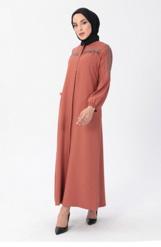 Salmon Abaya 13569