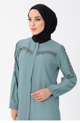 Mint Green Abaya 13573