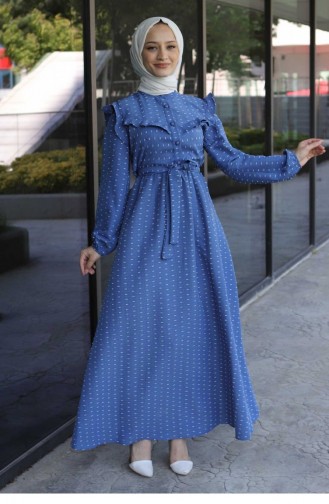 Robe Hijab Bleu 13629