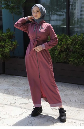 Dusty Rose Abaya 13634