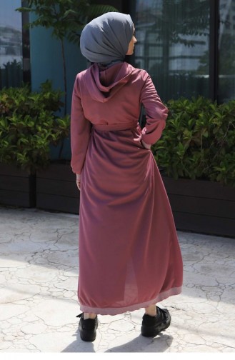 Dusty Rose Abaya 13634