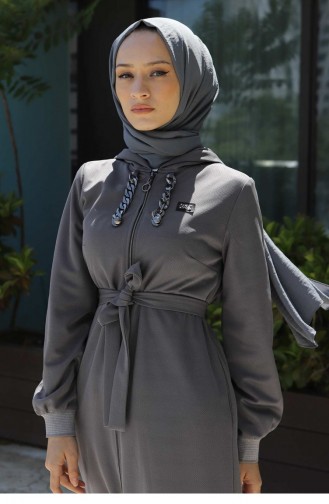 Anthrazit Abayas 13637