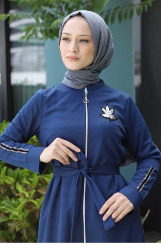 Indigo Abaya 13640