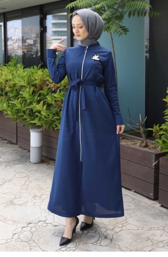 Indigo Abaya 13640