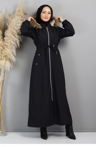 Manteau Bleu Marine 13698