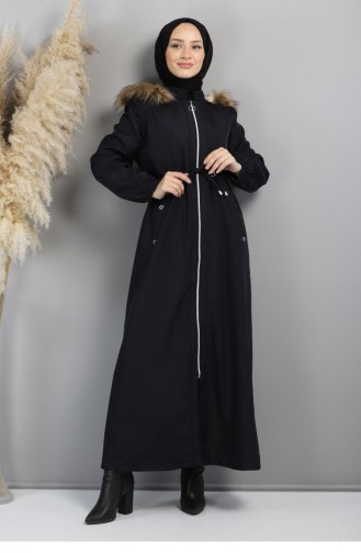 Manteau Bleu Marine 13698