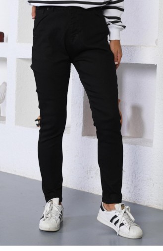 Pantalon Noir 13713