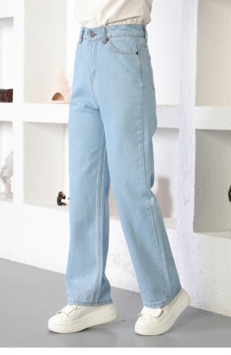 Light Blue Broek 13847