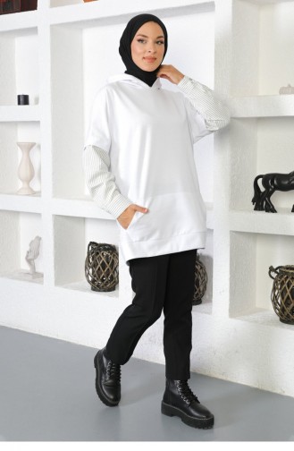 White Sweatshirt 13900