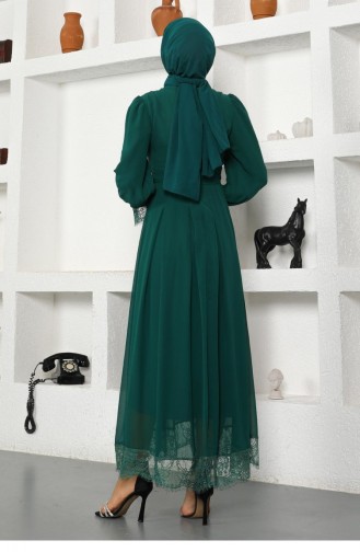 Habillé Hijab Vert emeraude 13948