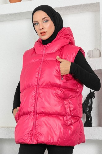 Gilet Sans Manches Rose 13951